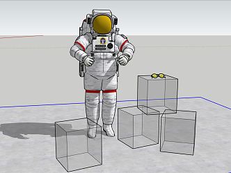 The Modern Astronaut 3d model