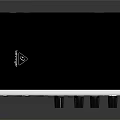 Professional Black Digital Audio Interface With Multiple Knobs Ports And Modern Design