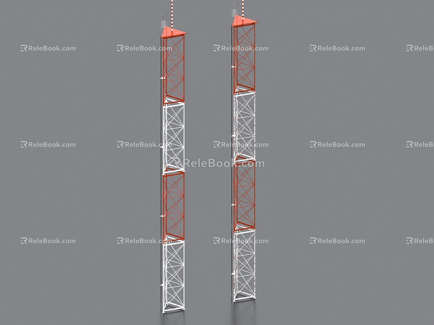 Antenna tower Signal tower Signal base station Meteorological tower 3d model