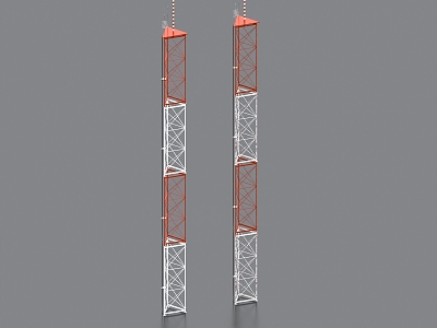 Antenna tower Signal tower Signal base station Meteorological tower 3d model