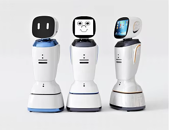 Modern Robot Toy Robot Intelligent Robot Guide Robot Service Robot 3d model