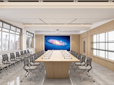 Modern Conference Room 3d model