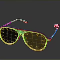 Stylish Modern Brown Frame Sunglasses With Dark Lenses Transparent Accents And Metallic Temples