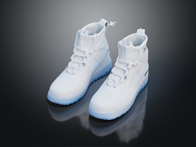 Modern Shoes Travel Shoes Mountaineering Shoes Casual Shoes 3d model