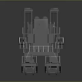laser tower turret turntable sci-fi tower defense game tower defense sci-fi turret game turret game turret 3d model