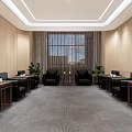 Modern Reception Room Reception Room 3d model