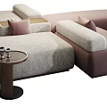 Modern Combination Sofa Combination Leisure Sofa Office Sofa Hotel Lobby Sofa Simple Sofa 3d model
