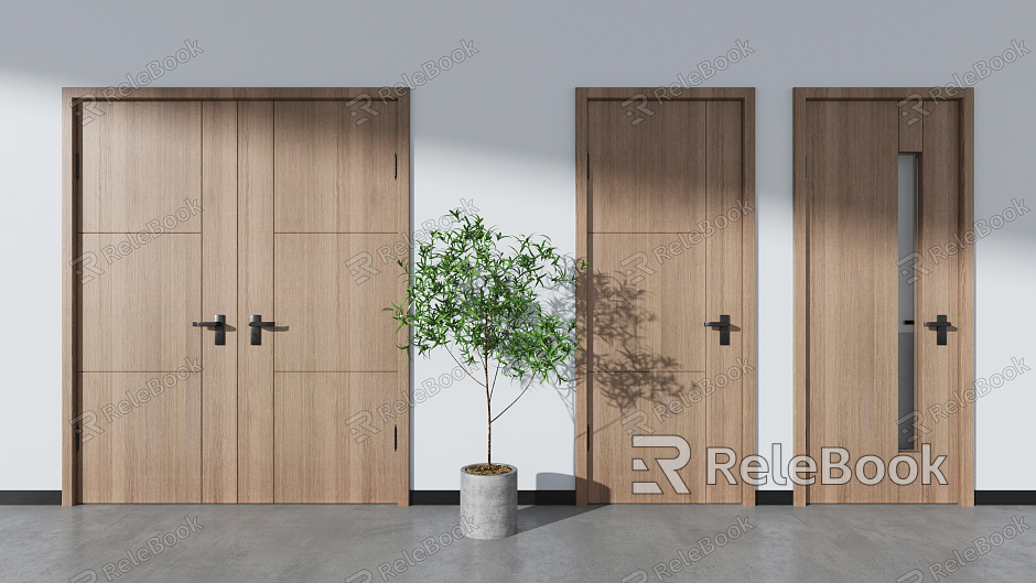 Modern swing door model