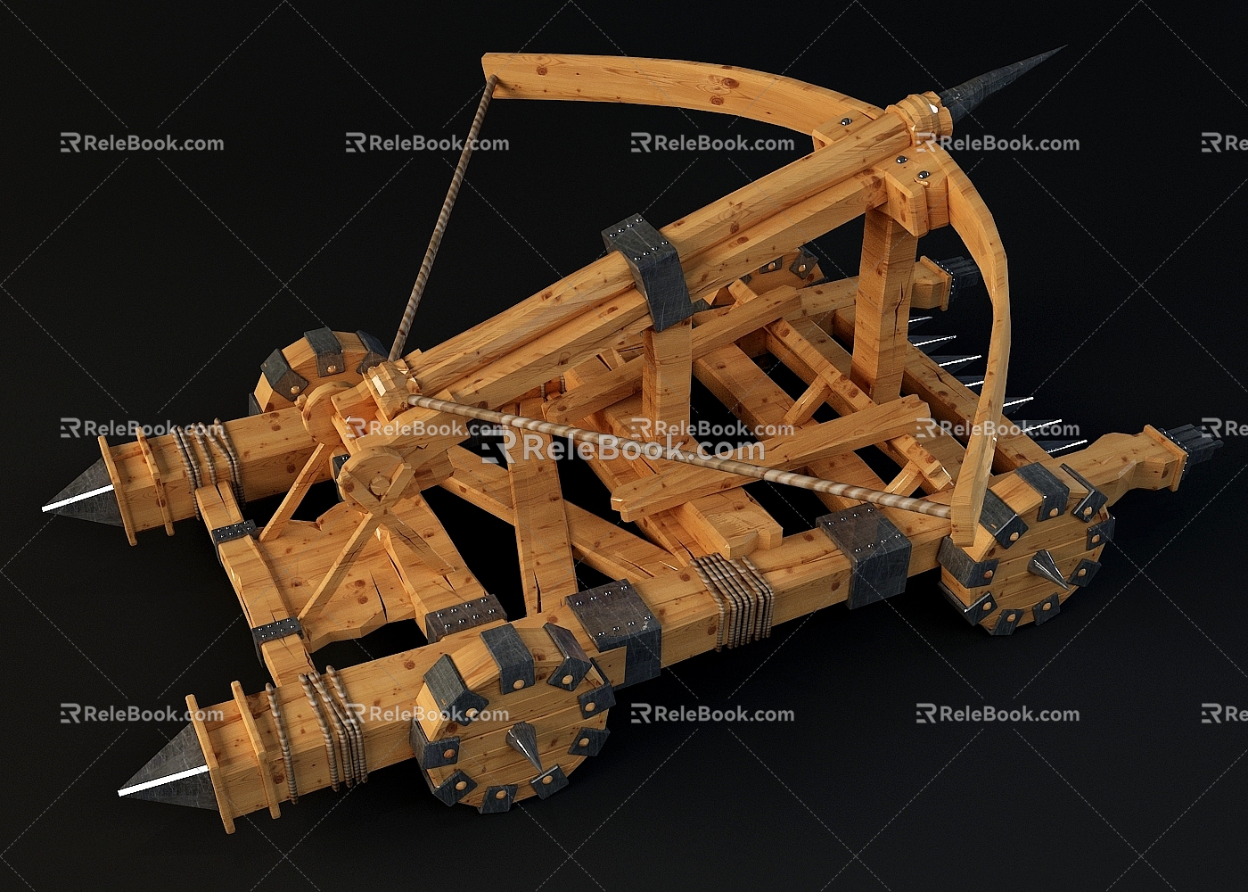 New Chinese Bow Siege Crossbow 3d model