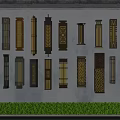 Various Stylish Wall Lamps With Traditional Patterns Geometric Designs And Warm Illumination