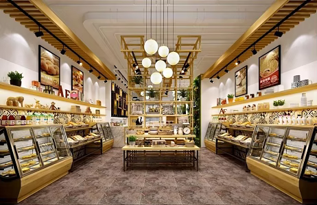 Cake Shop 3d model