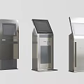 Public Facility Modern Self Service Kiosks with Touchscreen Interface for Public Use