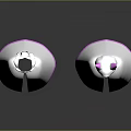 White Costume Capes With Pink Accents And Horn Design For Stylish Outfits