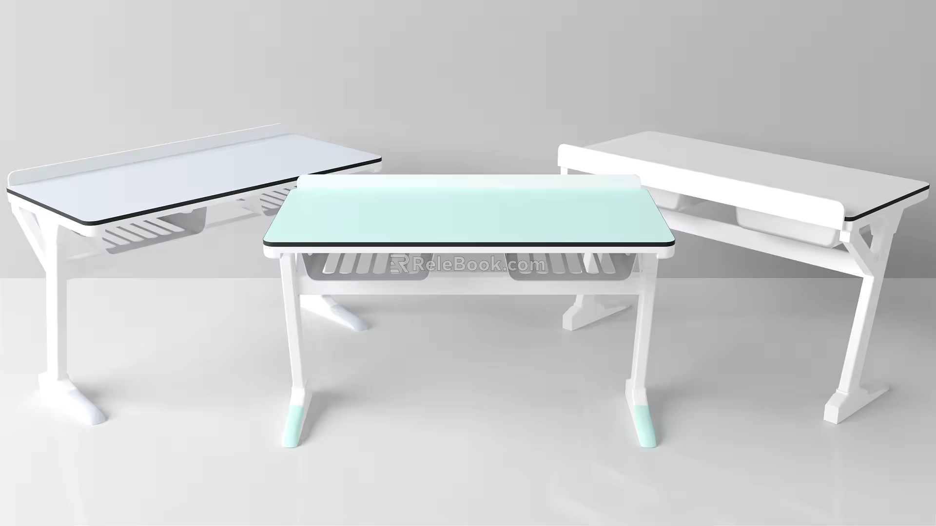 Modern Experiment Table Student Experiment Table 3d model