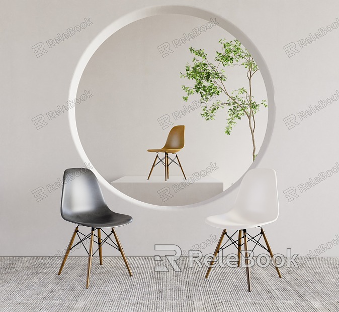 Dining Chair Single Chair Book Chair model