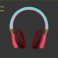 Sleek Modern Electronic Over Ear Headphones With Soft Black Ear Cushions And Textured Headband
