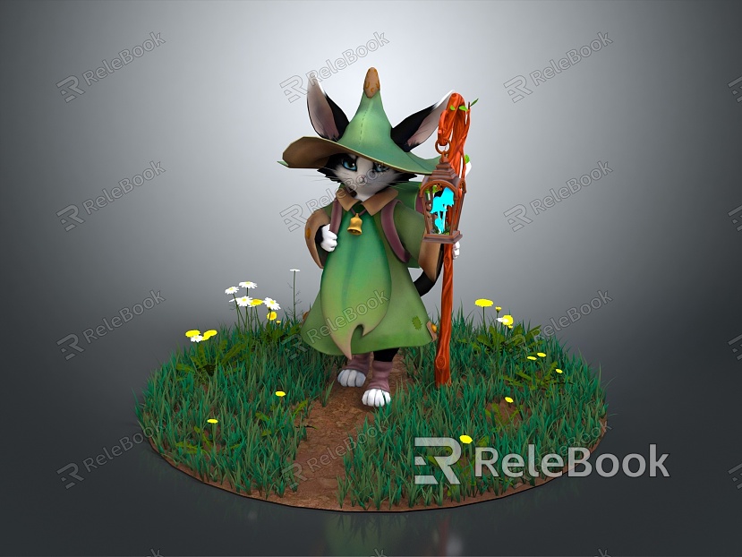 Fox Cartoon Fox Small Fox Cartoon Characters Cartoon Animals Cartoon Small Animals Game Characters model