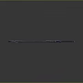 Fantasy Metallic Sword With Purple Blue Sheen Intricate Scabbard And Decorative Patterns
