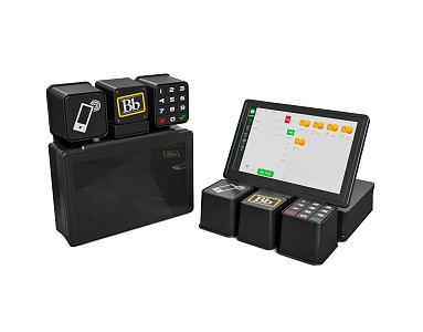 Cash register single machine point single machine super equipment 3d model