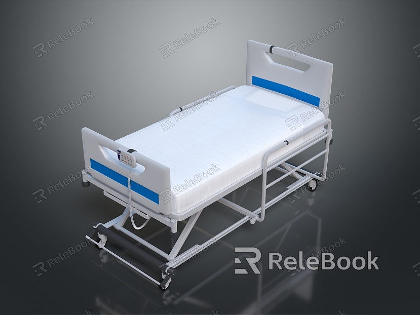 Modern Medical Bed Surgical Bed Push Bed Emergency Bed model