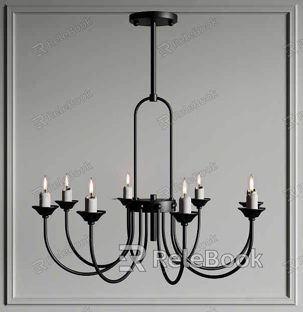 Chandelier Candlestick Art Chandelier Home Decoration Tooling Large model