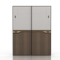 Wardrobe sliding door 3d model