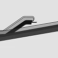 Modern Elevator Automatic Ramp and Step Elevator Escalator Group 3d model