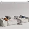 Modern Multiplayer Sofa 3d model