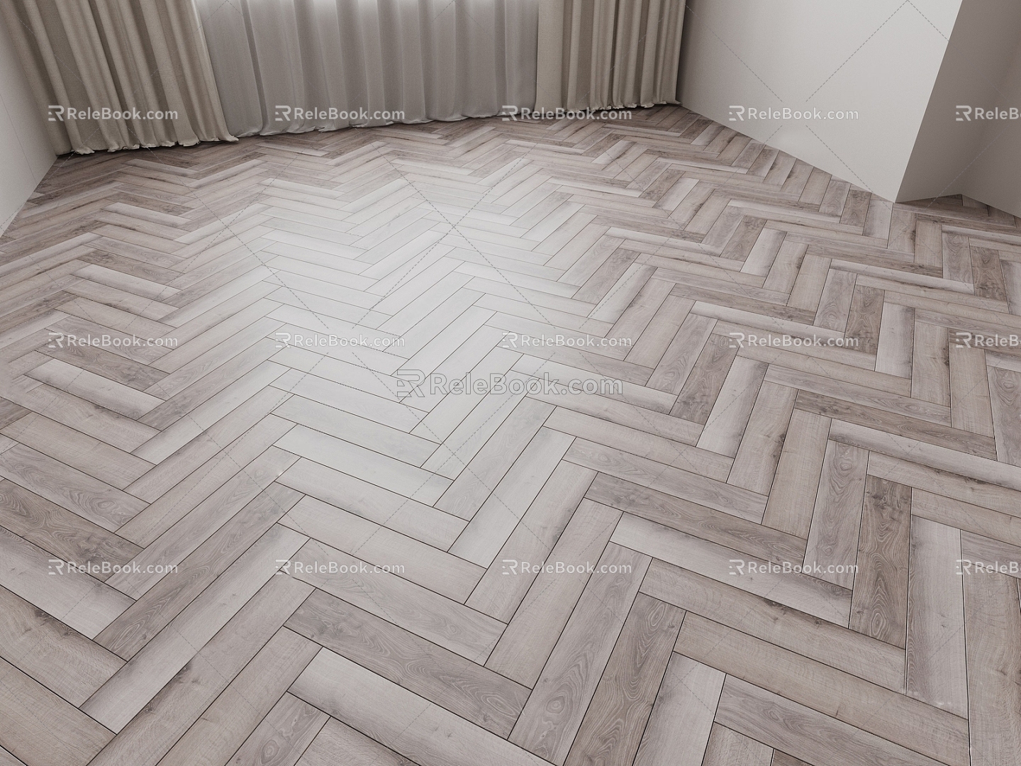 Wood floor, floor texture, wood shading, wood grain material 3d model