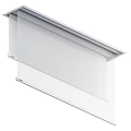 Modern White Curtain Roller Blind With Smooth Surface For Home Interior Decor