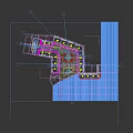 Modern Western Casual Dining Restaurant Featuring Coffee Salad Orange Geometric Decor And Checkered Bar