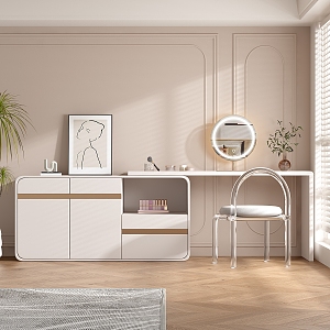 Modern Dressing Table Dressing Table Decorative Cabinet 3d model