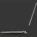 Modern 2 in 1 Silver Laptop With Detachable Screen And Closed Black Acer Device