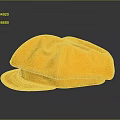 Bright Yellow Stylish Casual Hat Fashion Accessory For Daily Outfits
