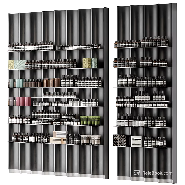 Modern Sports Equipment Storage Racks With Various Training Gear And Organized Shelves 3d model 