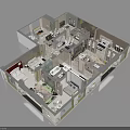 High End Modern Sofa And Coffee Table Set For Upscale Residential Full House Interior Design