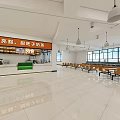 Liangchuan Sweet Embryo Milk Tea Shop Bright Interior With Counter Tables Chairs And Large Windows