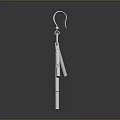 Practical Silver Keychain Featuring Multiple Metal Keys Hanging On Sturdy Hook