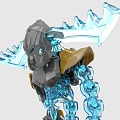 LEGO Toy Blocks Skull Warrior Samurai Fighting 3d model