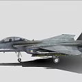 Gray Military Fighter Jet With Twin Tails Landing Gear And SW 254 Markings