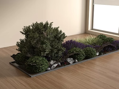 flowerbed plants flowers and plants 3d model