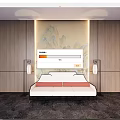New Chinese Style Sofa Background Wall Sofa Background Wall Floor Lamp Hanging Picture 3d model