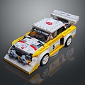 Hyundai toy car Lego car Lego car all-terrain vehicle 3d model