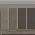 Contemporary Wooden Hinged Doors With Various Colors And Natural Grain Design