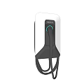 Public Electric Vehicle Charging Station With Modern Wall Mounted Design And Charging Port