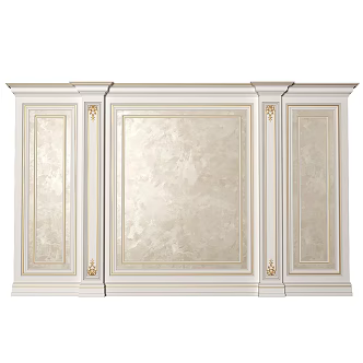 Jane European Wallboard Decorative Gypsum 3d model