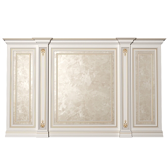 Jane European Wallboard Decorative Gypsum 3d model