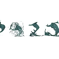 Decorative Garden Ornaments With Water Splash Effects And Artistic Design Elements