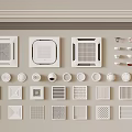 Various Types of Air Conditioner Vents with Different Design Styles