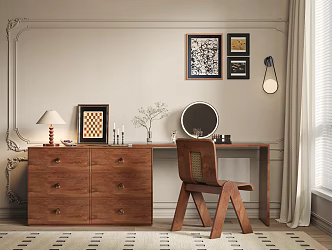 Middle Aged-Quiet Dresser 3d model